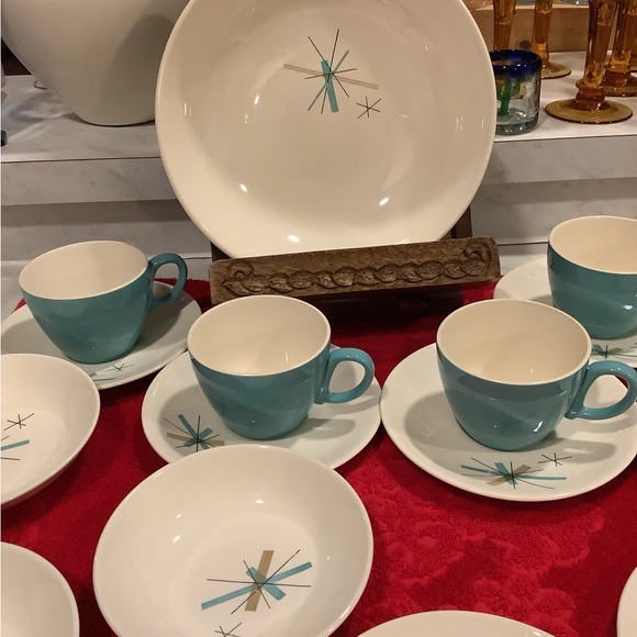 Mid-Century Modern Atomic Starburst, Hopscotch Salem North Star lot of 15, 1960 - Picture 13 of 13